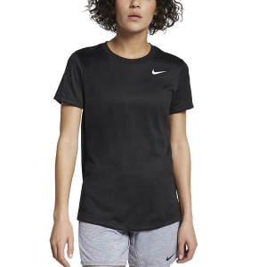 Women's Running T-Shirts Nike Legend TShirt  Black/White AQ3210010
