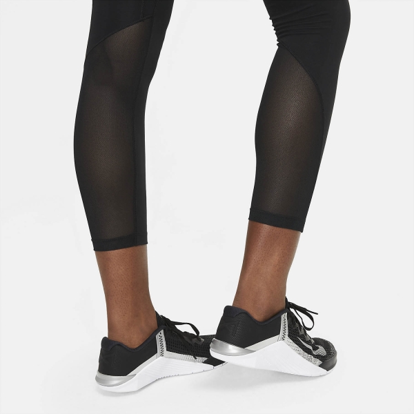 Nike One Mid Rise 7/8 Tights - Black/White