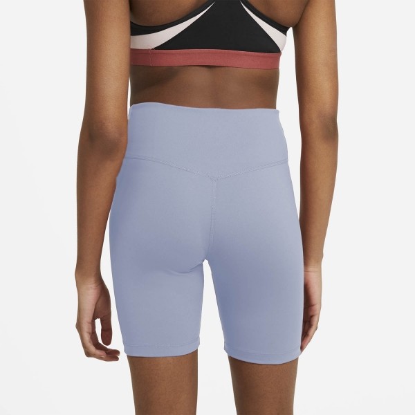 Nike One Mid Rise 7in Shorts - Ashen Slate/White