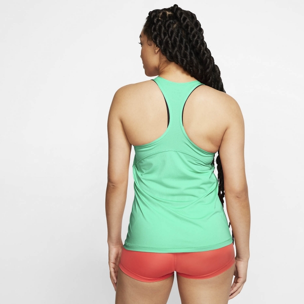 Nike Pro Tank - Green Glow/White