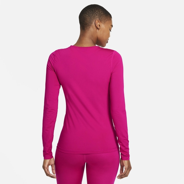 Nike Pro Mesh Shirt - Fireberry/White