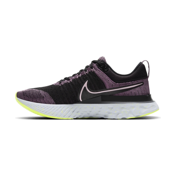 Nike React Infinity Run Flyknit 2 - Violet Dust/Elemental Pink/Black/Cyber