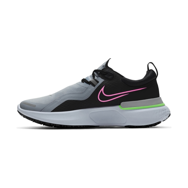 Nike React Miler Shield - Black/Obsidian Mist/Pink Blast