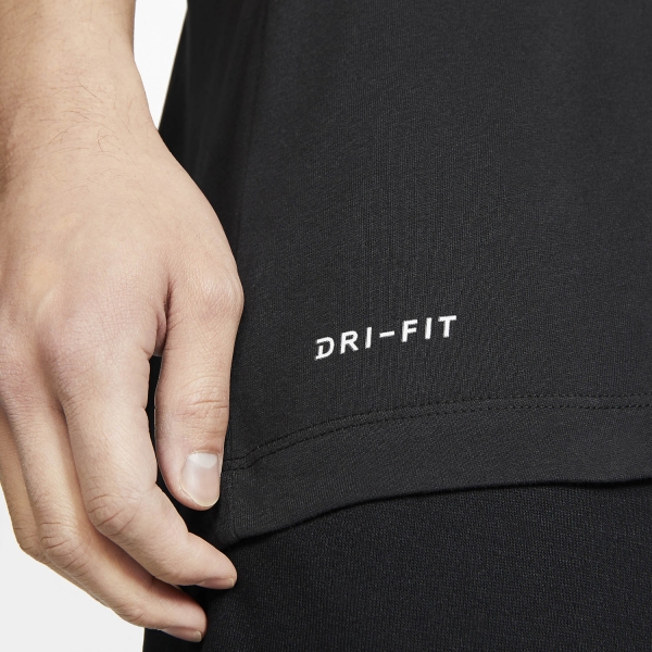 Nike Solid Dri-FIT Top - Black/White