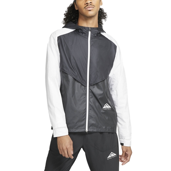 Nike Windrunner Trail Jacket - Black/Dark Smoke Grey/White