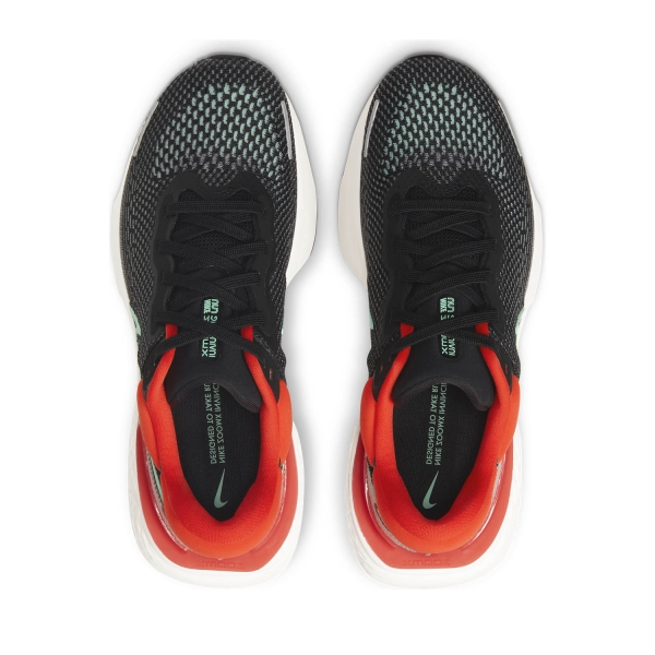 Nike Zoomx Invincible Run Flyknit - Black/Green Glow/Chile Red