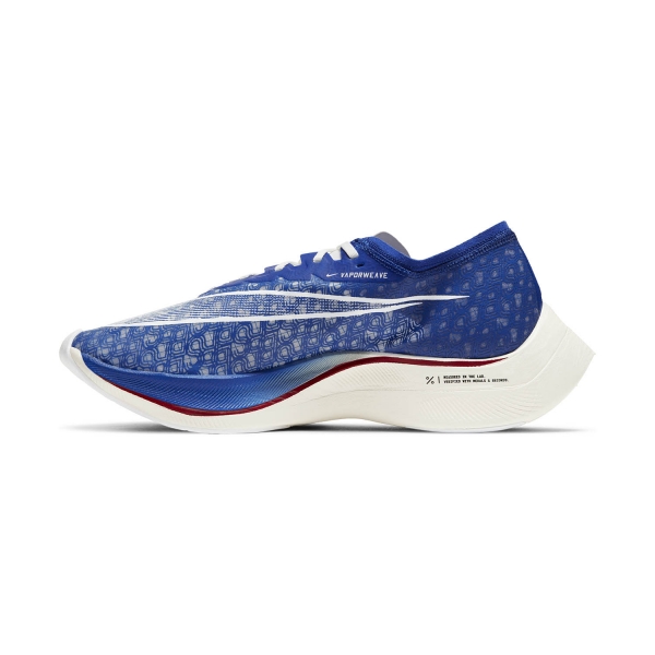 Nike ZoomX Vaporfly Next% - Game Royal/White/Gym Red/Total Orange