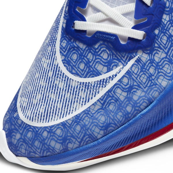 Nike ZoomX Vaporfly Next% - Game Royal/White/Gym Red/Total Orange
