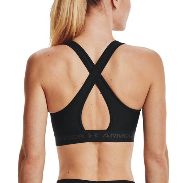 Under Armour Womens Black HeatGear Crossback curacao