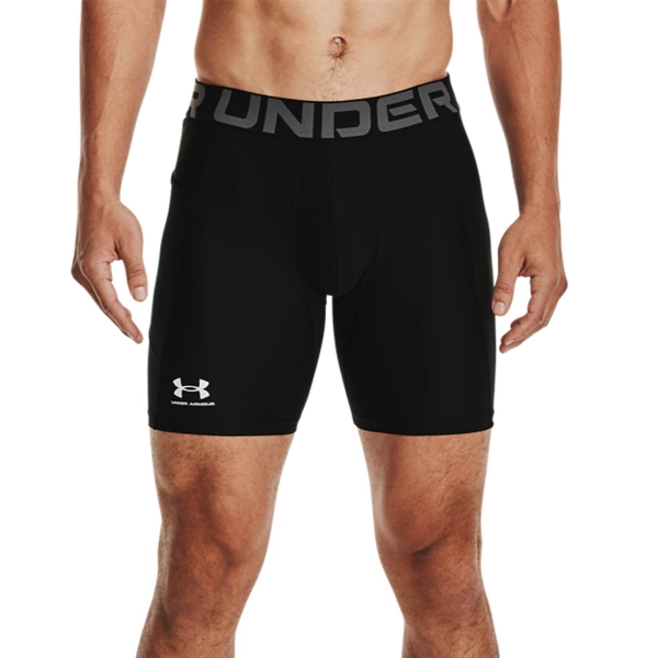 Men's Underwear Tights Under Armour HeatGear Short Tights  Black/Pitch Gray 13615960001