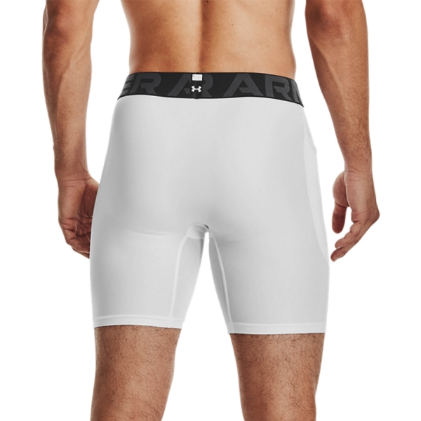 Under Armour HeatGear Calzamaglia Corta - White/Black