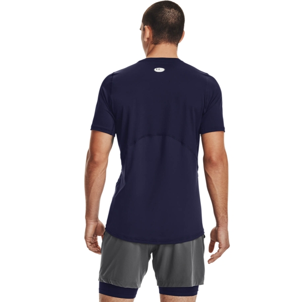 Under Armour HeatGear Knit Camiseta - Midnight Navy/White