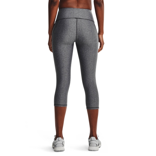 Under Armour HiRise Tights - Charcoal Light Heather/White