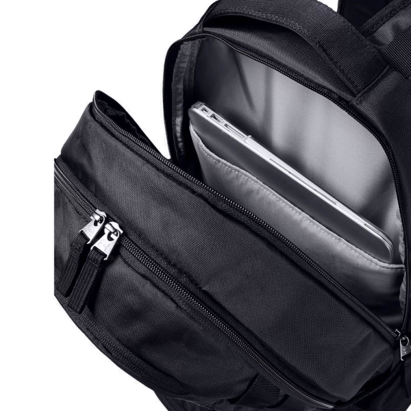 Under Armour Hustle 5.0 Backpack - Black/Silver