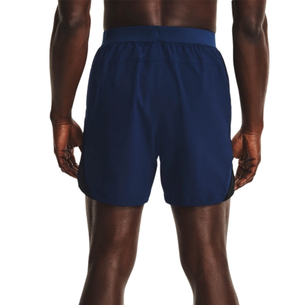 Under Armour Launch Woven 5in Shorts - Academy/Black/Reflective