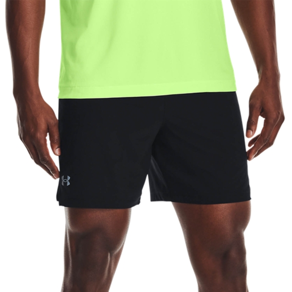 Men's Running Shorts Under Armour Under Armour Speedpocket 7in Shorts  Black/Reflective  Black/Reflective 