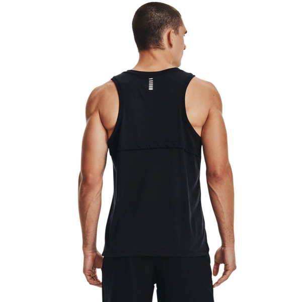 Under Armour Streaker Canotta - Black/Reflective
