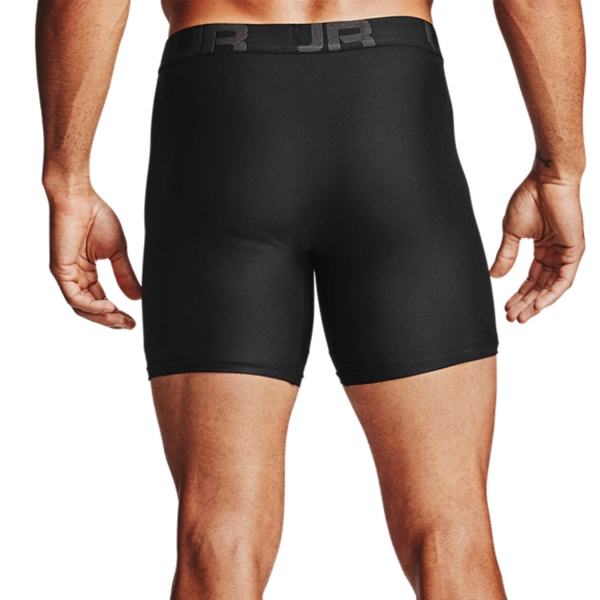 Under Armour Tech 6in x 2 Boxers - Black