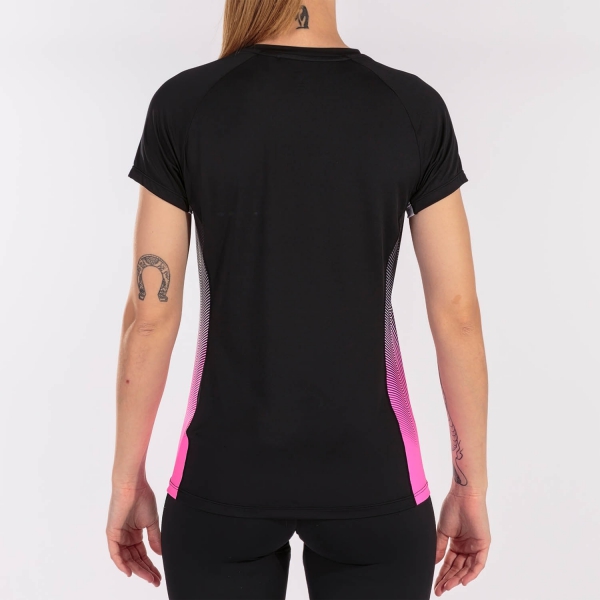 Joma Elite VII T-Shirt - Black/Pink
