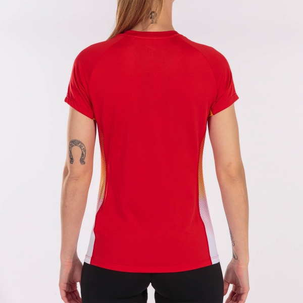 Joma Elite VII T-Shirt - Red/White