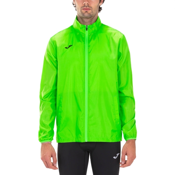 Men's Running Jacket Joma Elite VII Windbreaker Jacket  Fluor Green 101602.020