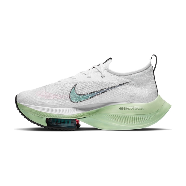 Nike Air Zoom Alphafly Next% - White/Flash Crimson/Jade Aura