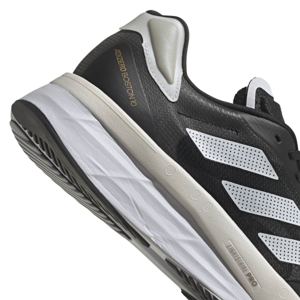 adidas Adizero Boston 10 - Core Black/Ftwr White/Gold Met