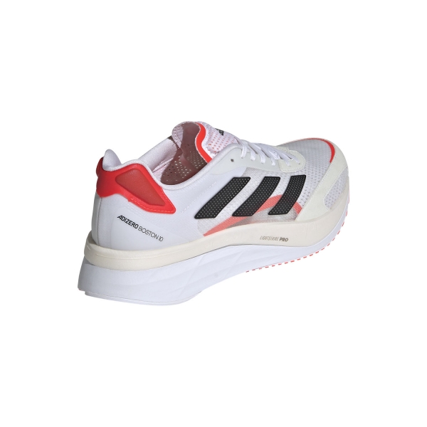 adidas Adizero Boston 10 - Ftwr White/Core Black/Solar Red