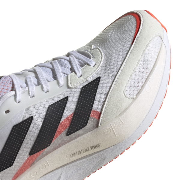 adidas Adizero Boston 10 - Ftwr White/Core Black/Solar Red