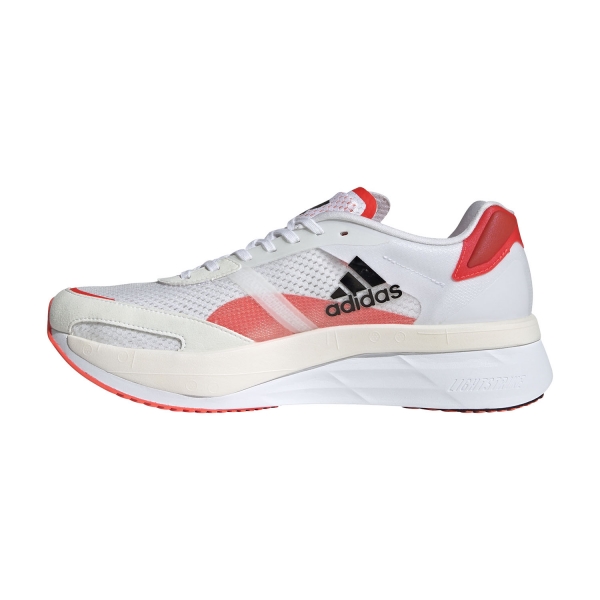 adidas Adizero Boston 10 - Ftwr White/Core Black/Solar Red