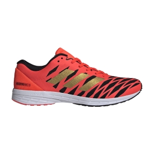 Men's Racing Shoes adidas Adizero RC 3  Solar Red/Gold Metallic/Core Black H67517