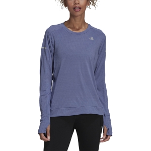 Camisa Running Mujer adidas Cooler Camisa  Orbit Violet H29915