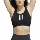 adidas Dont Rest 3 Stripe Reggiseno Sportivo - Black/White