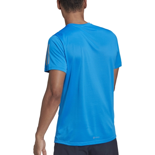 adidas Own The Run T-Shirt - Blue Rush/Reflective Silver