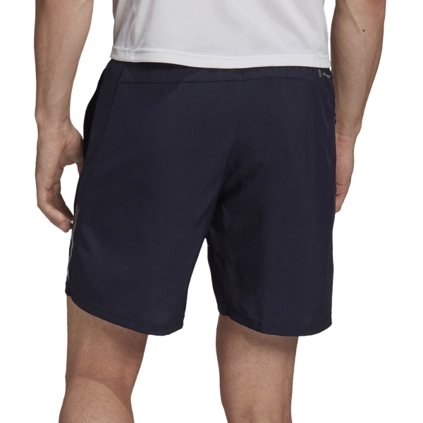 adidas Own The Run Logo 5in Shorts - Legend Ink/Reflective Silver