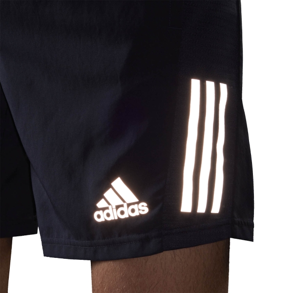 adidas Own The Run Logo 5in Shorts - Legend Ink/Reflective Silver