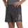 adidas Own The Run Logo 5in Shorts - Grey Six/Reflective Silver
