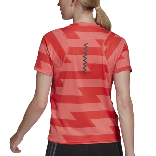 adidas Run Fast T-Shirt - Semi Turbo/Bright Red