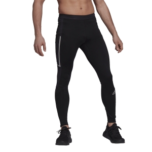 Pantaloni e Tights Running Uomo adidas Saturday Warm Tights  Black GT8933