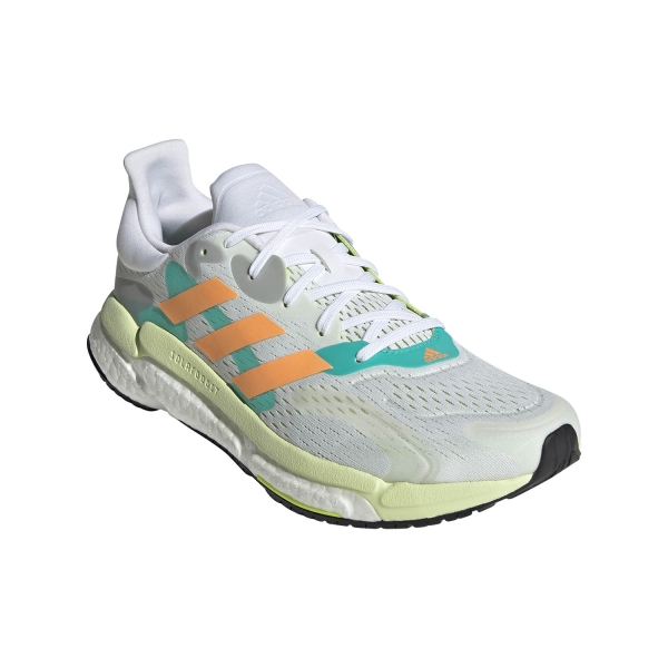 adidas Solar Boost 4 - Ftwr White/Flash Orange/Mint Rush