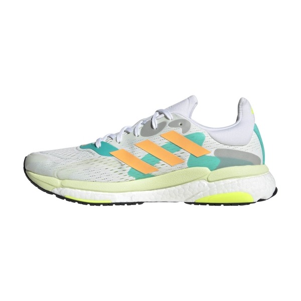 adidas Solar Boost 4 - Ftwr White/Flash Orange/Mint Rush