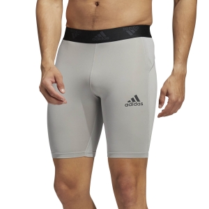 Pantaloni e Tights Running Uomo adidas Techfit 9in Pantaloncini  Mgh Solid Grey H08825