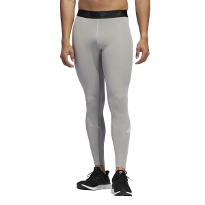 Men's Training Tights and Pants adidas Techfit 3 Stripes Tights  Mgh Solid Grey H08822
