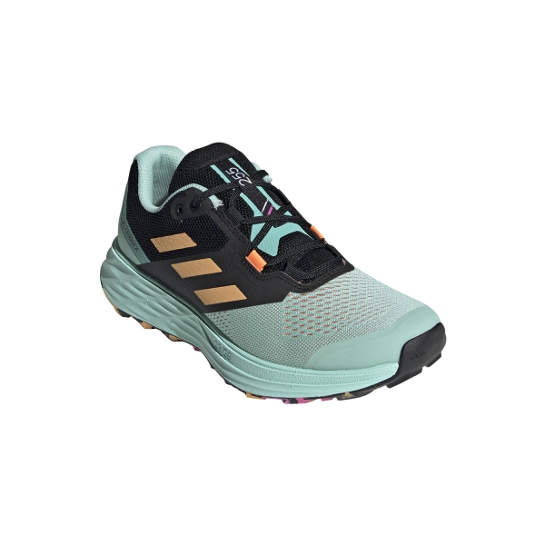adidas Terrex Two Flow - Clear Mint/Hazy Orange/Screaming Pink