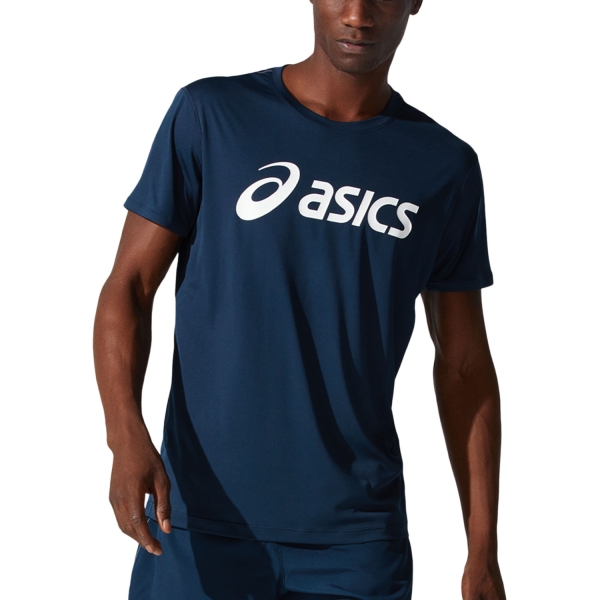 Men's Running T-Shirt Asics Core TShirt  French Blue/Brilliant White 2011C334402