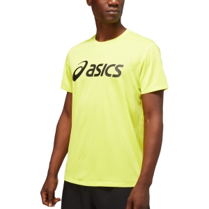 Camisetas Running Hombre Asics Core Camiseta  Sour Suzu/Performance Black 2011C334753