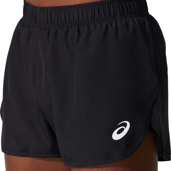 Asics Core Split 2.5in Men\'s Running Shorts - Performance Black