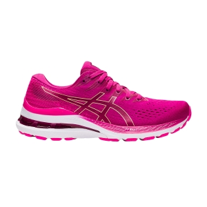 Woman's Structured Running Shoes Asics Gel Kayano 28  Fuchsia Red/Pink Glo 1012B047600