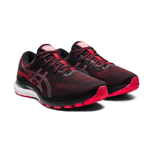 Asics Gel Kayano 28 - Black/Electric Red