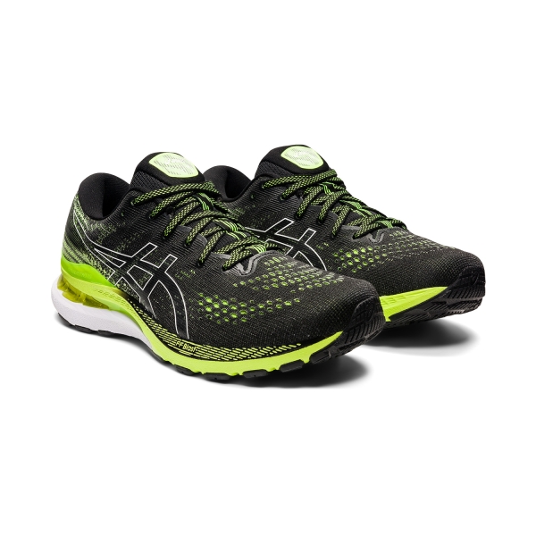 Asics Gel Kayano 28 - Black/Hazard Green